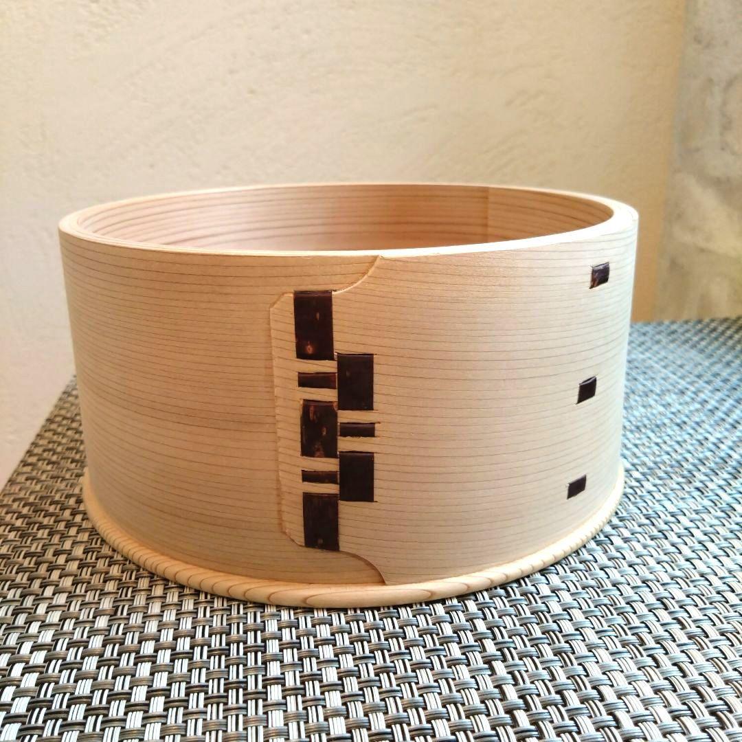 柴田慶信商店　天然秋田杉　白木　おひつ　曲げわっぱ　ホームパーティー