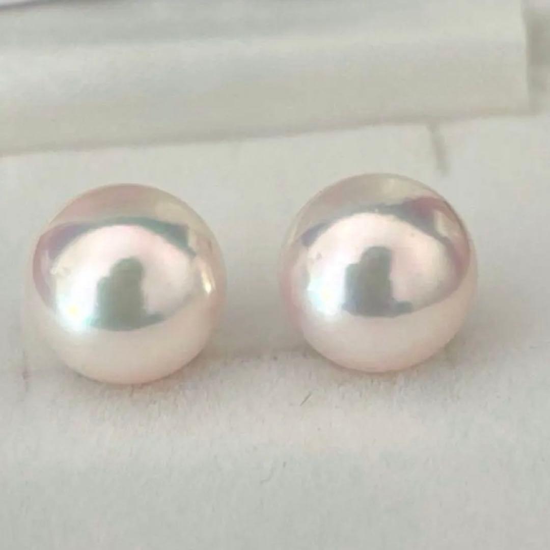 天女クラスアコヤ本真珠ピアス新品未使用ケース付き