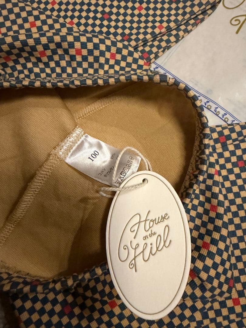 【新品】ハウスオンザヒル　パンツ　チェッカー柄