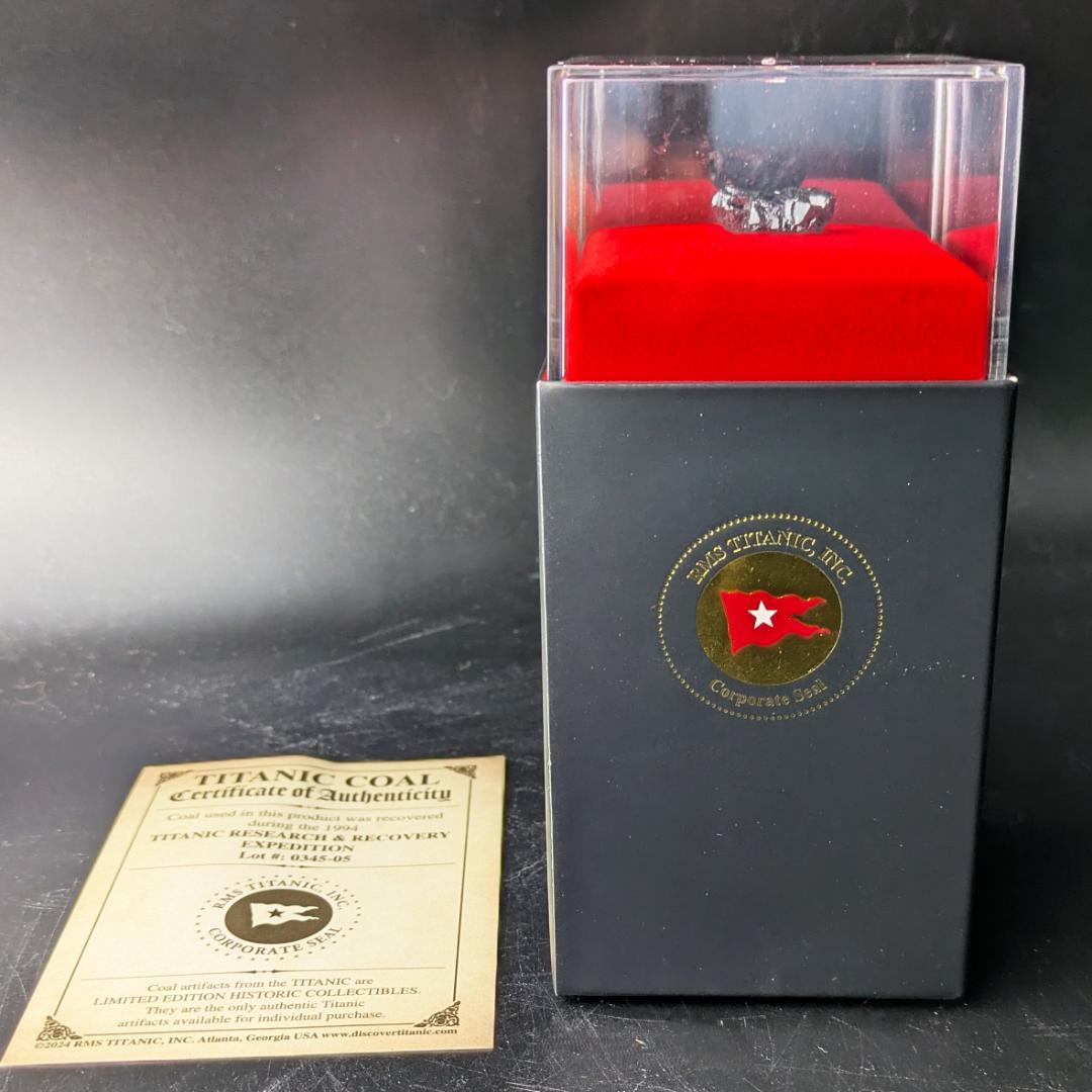タイタニック号 引き上げ石炭 破片 COA付 1994年回収 実物資料