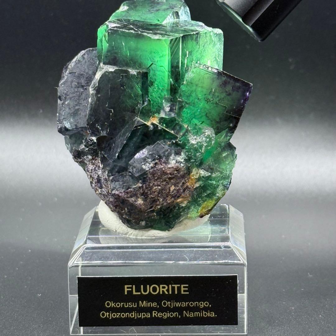フローライト ナミビア Okorusu Mine産 蛍石 原石 25