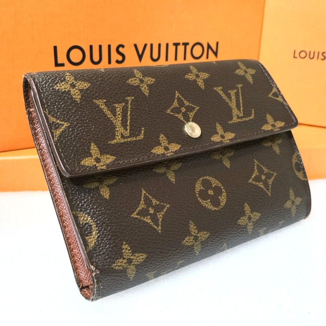 モノグラム ポルトトレゾール エテュイ パピエ 三つ折り財布 ルイヴィトン