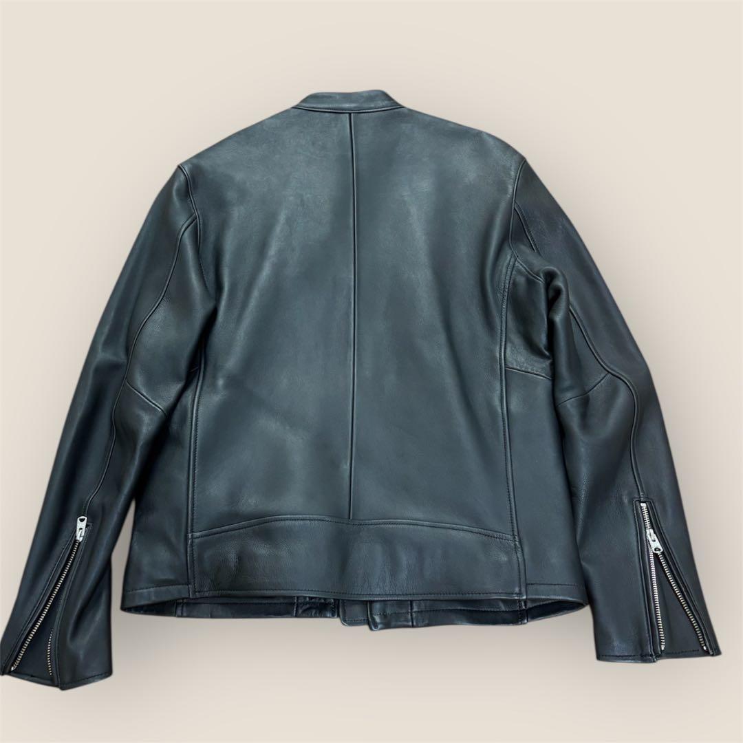 即日発送⭐️美品ユニオンステーションメンズビギ 羊革 ラムライダースジャケット L