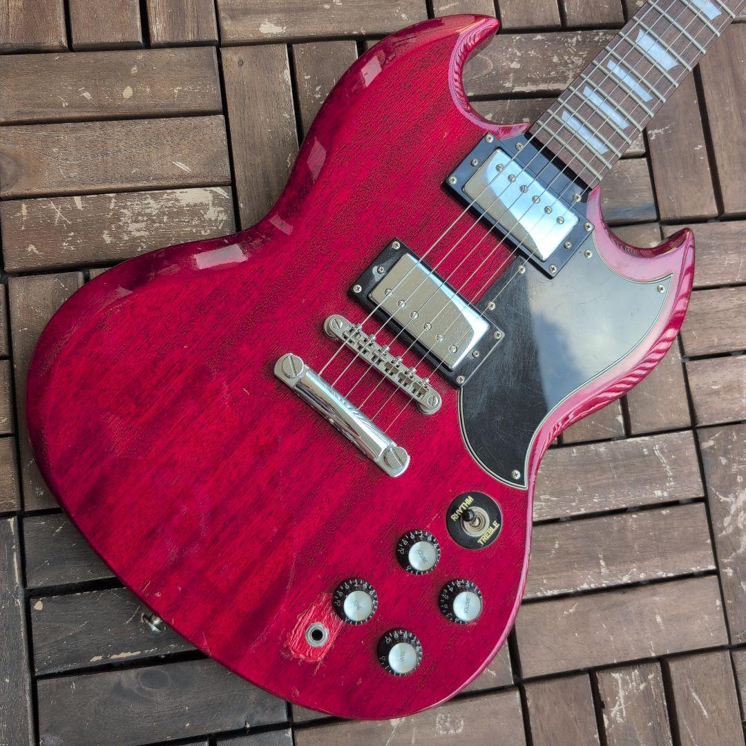 Epiphone エレキギターSG マホボディ cherryカラー