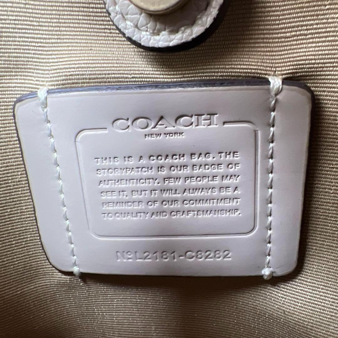 超美品 コーチ スモールタウン バケットバッグ ハンドバッグ ショルダーバッグ