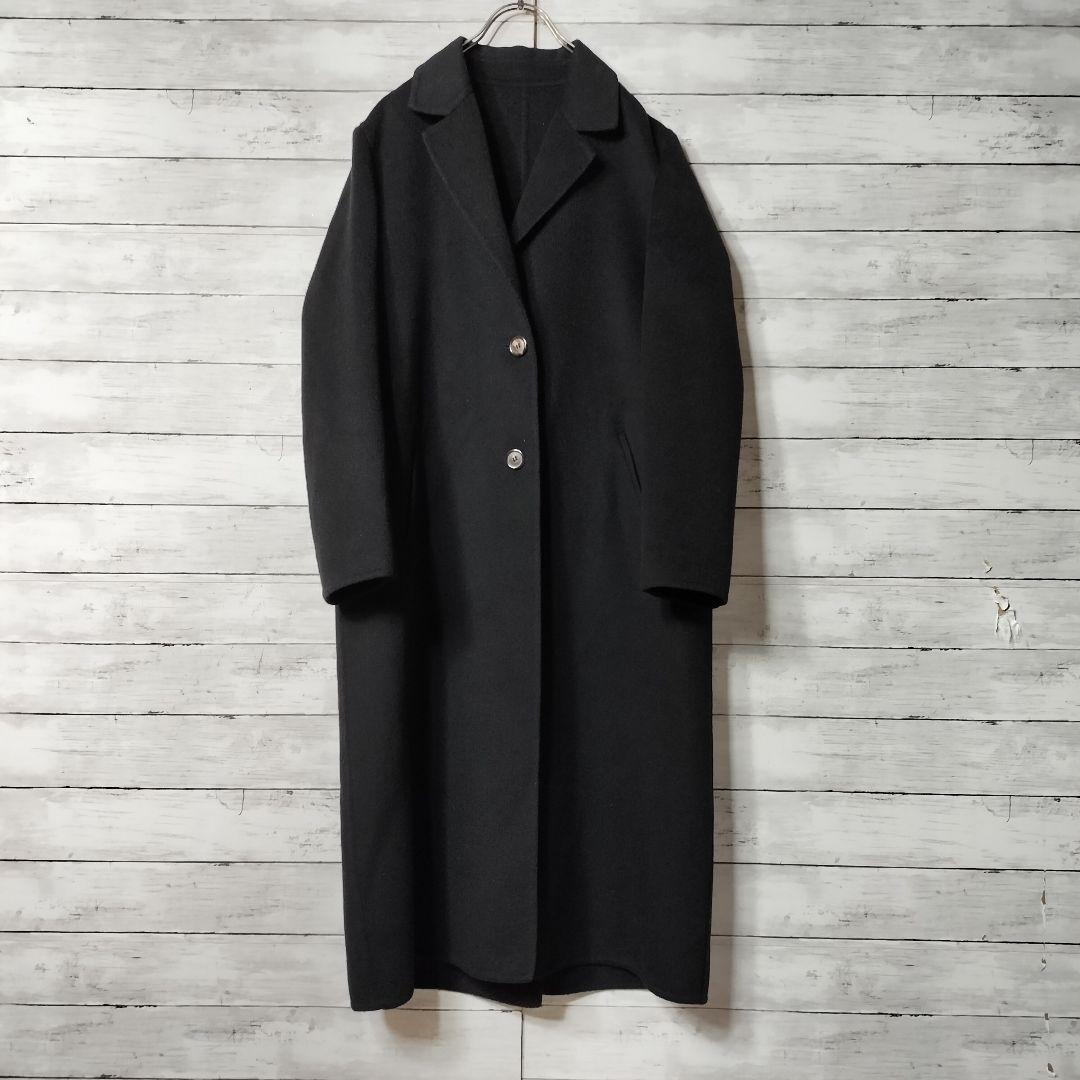 極美品 ロングコート チェスターコート カシミヤ100％