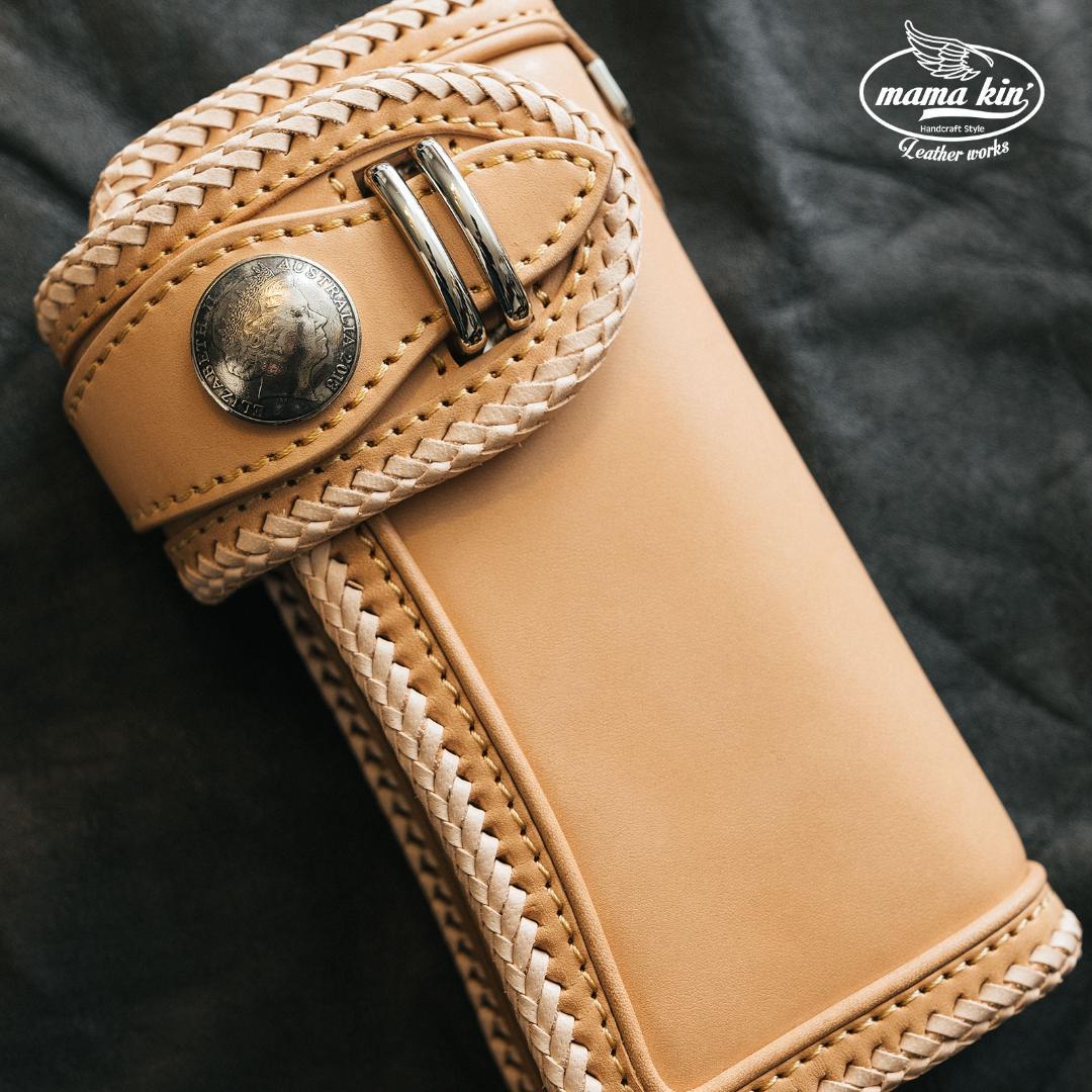 栃木レザー/バイカーズウォレット/ライダースウォレット/レザーウォレット