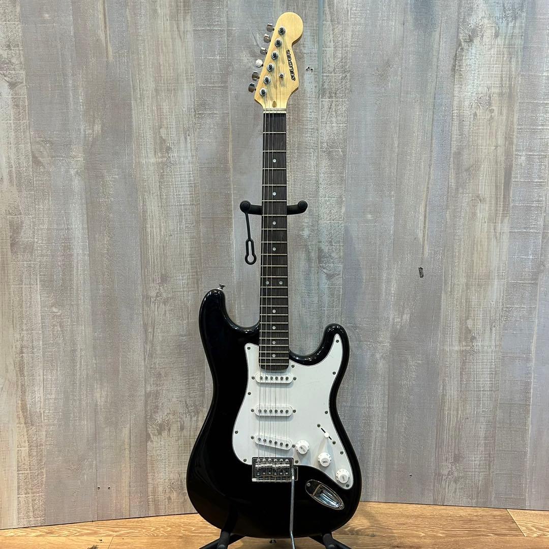 エレキギター SELDER 黒　ソフトケース付き