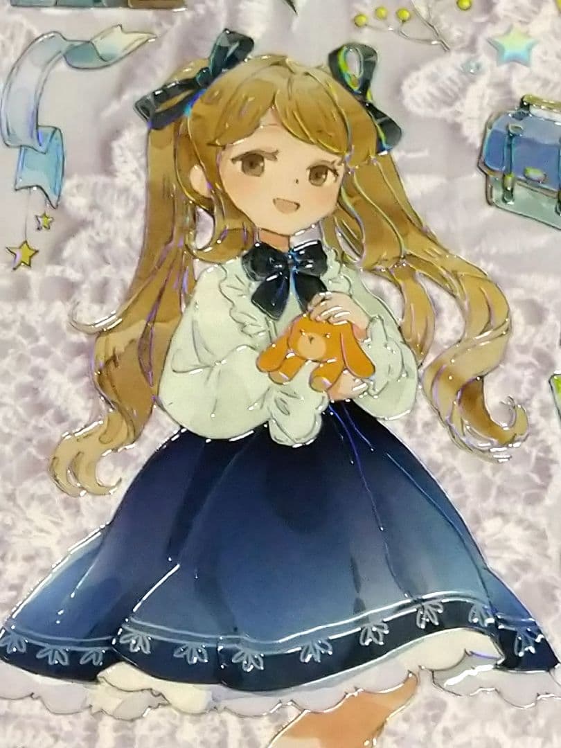 J513＃愛的乐章(虹光)能猫日记切り売り海外人物マステ女の子