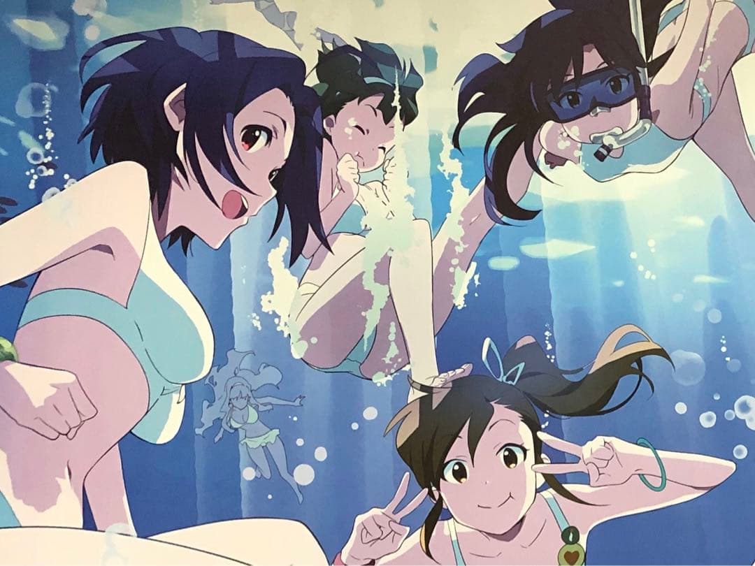 【非売品】アイドルマスター アニメシリーズ 海中B2 サイズ ポスター