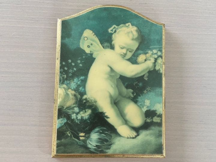 イタリア製 板絵 エンジェル お部屋のインテリアに