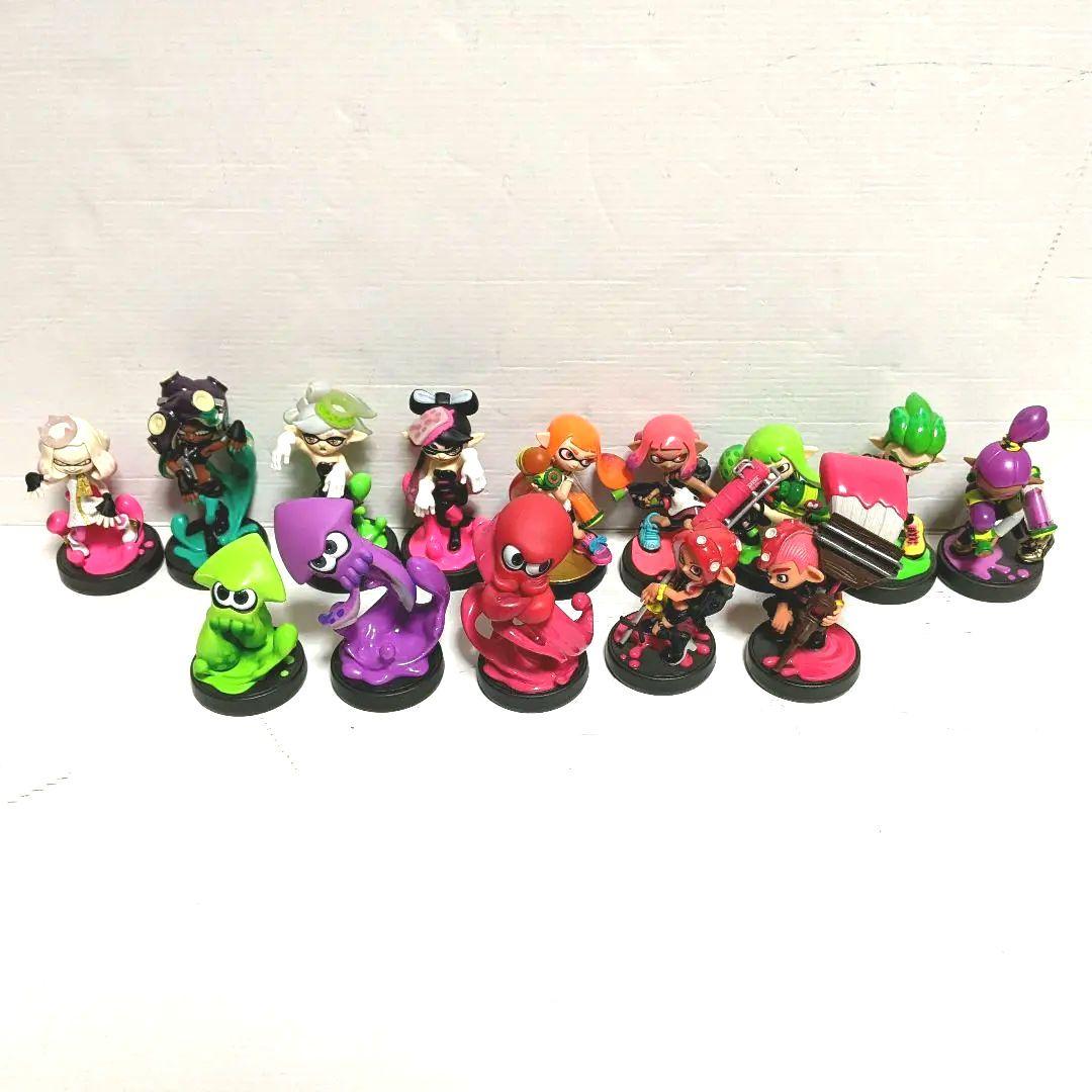 スプラトゥーン　Splatoon　amiibo　アミーボ　14体セット