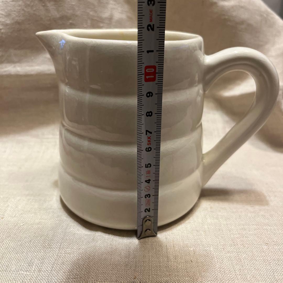 フランスアンティーク　ジアン　白　ジャグ　ピシェ　ピッチャー