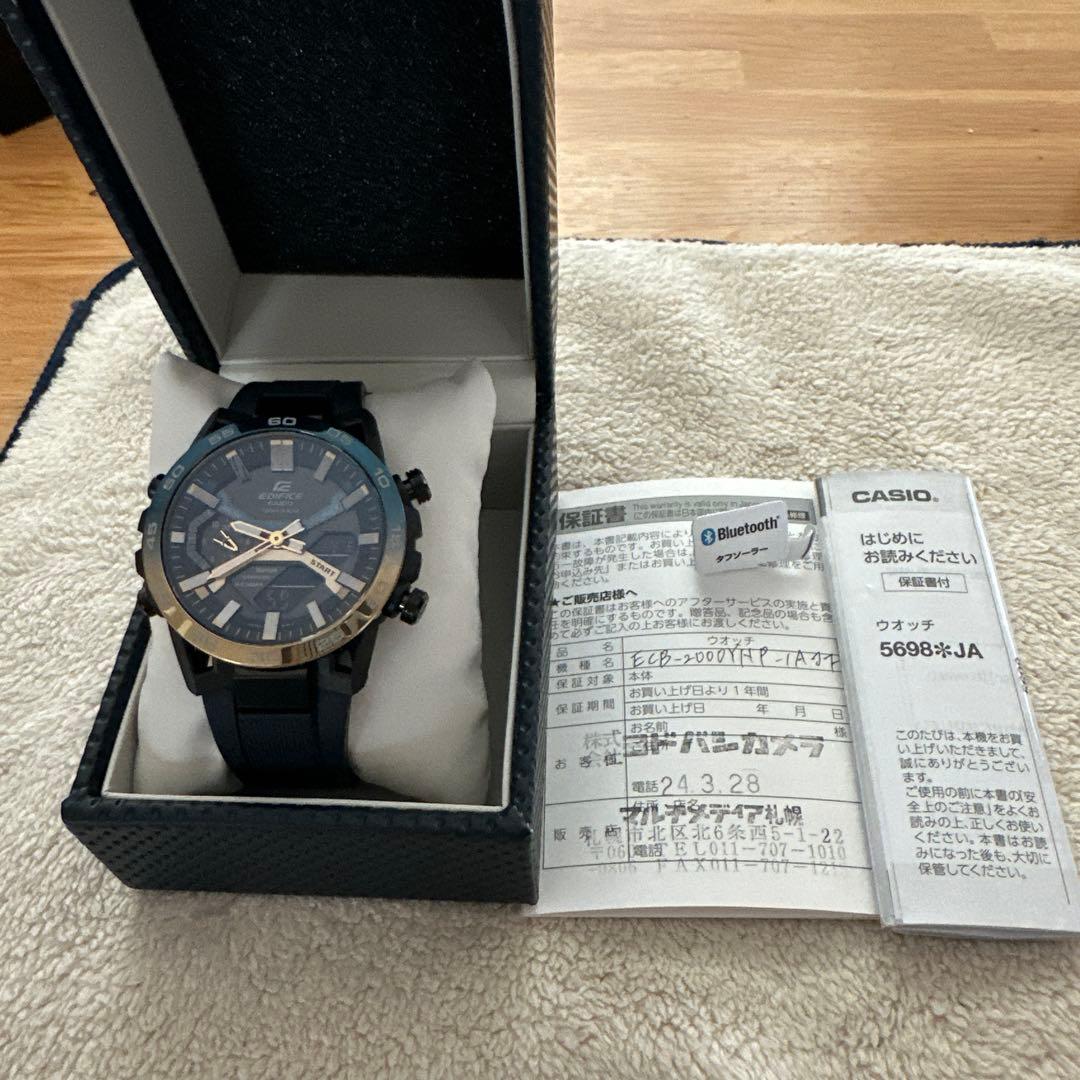 あああEDIFICE Bluetooth TOUGH SOLAR 時計