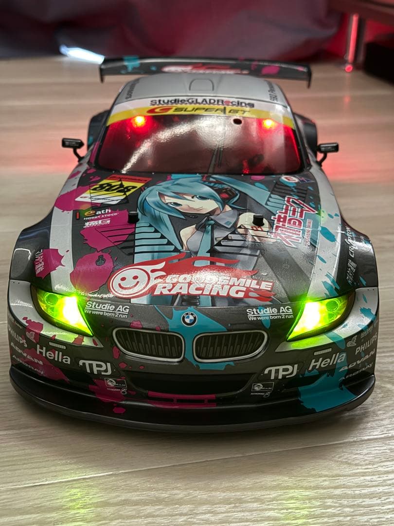【極美品】RCラジコンボディ 1/10 タミヤ BMW 初音ミク Z4ボディ