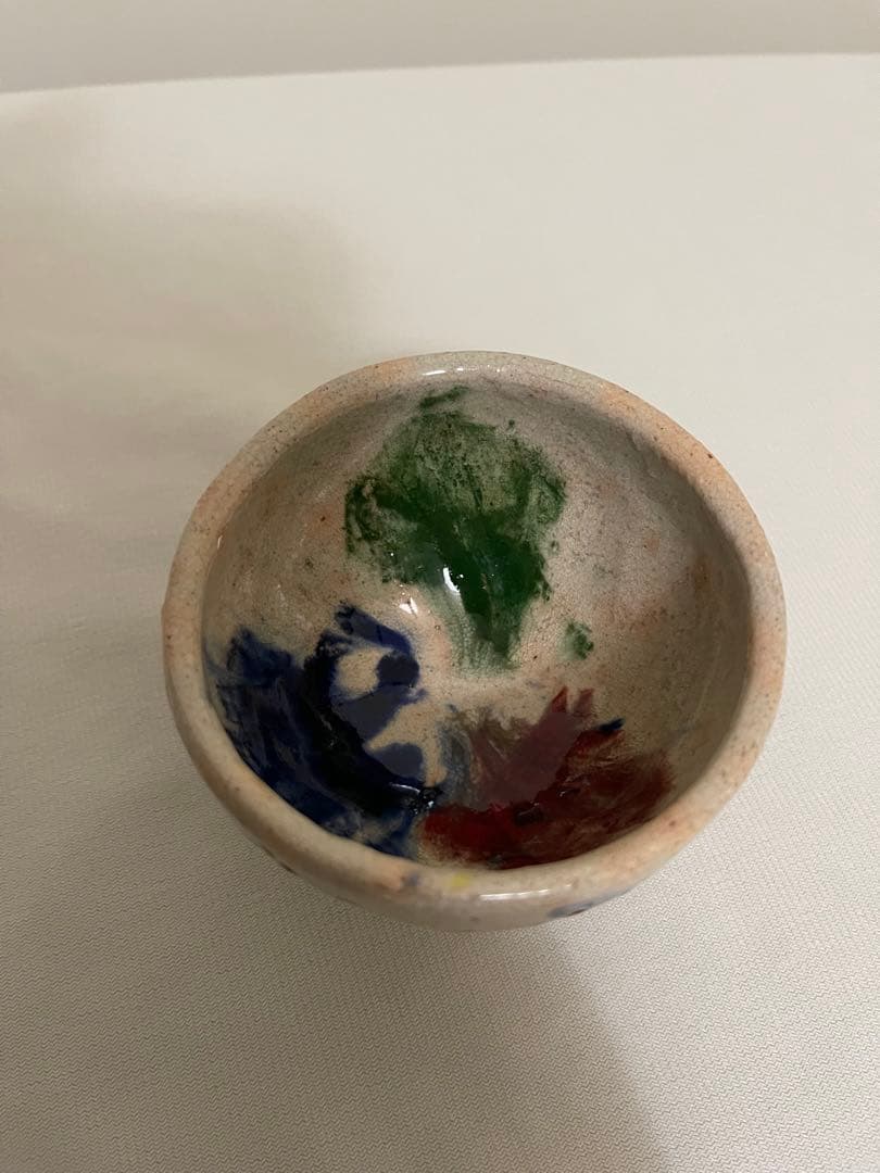 出口王仁三郎　ぐい呑み　茶碗　耀盌　ようわん 口径8.3cm 高さ5.9cm