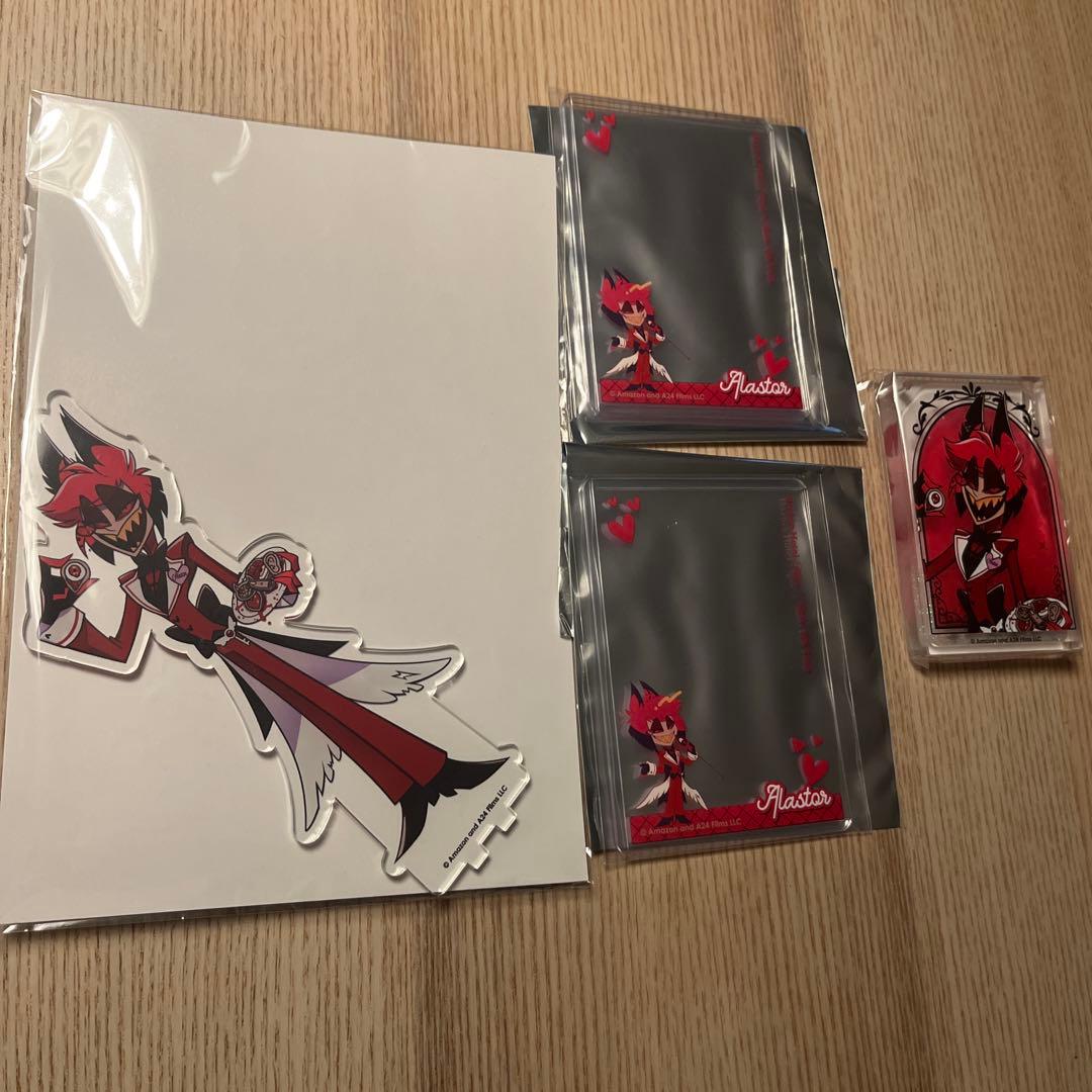 ハズビンホテル アニカフェ アラスター アクスタ アクキー デコケース　4点