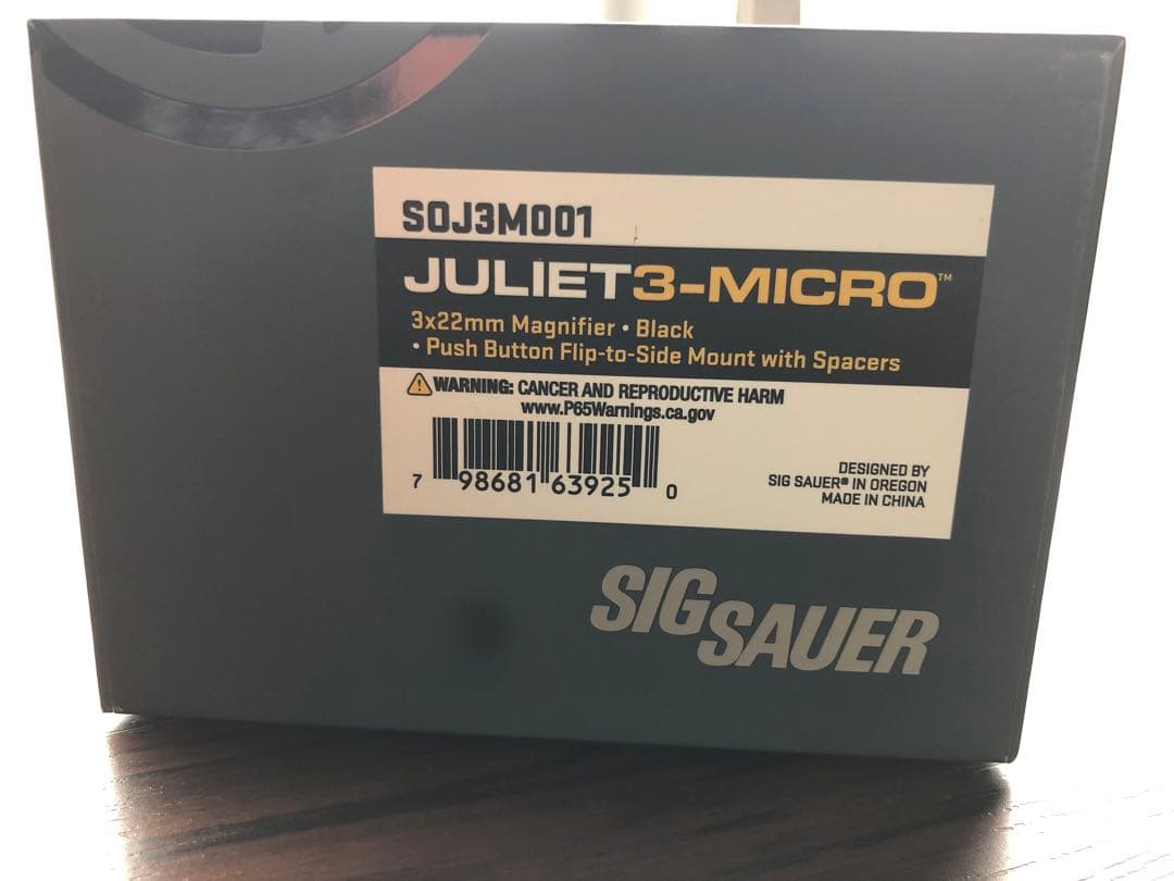 正規品 SIG SAUER JULIET3-MICRO Magnifier