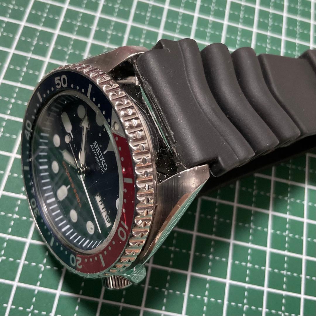 SEIKO 腕時計 SKX009 ダイバー200m 自動巻き