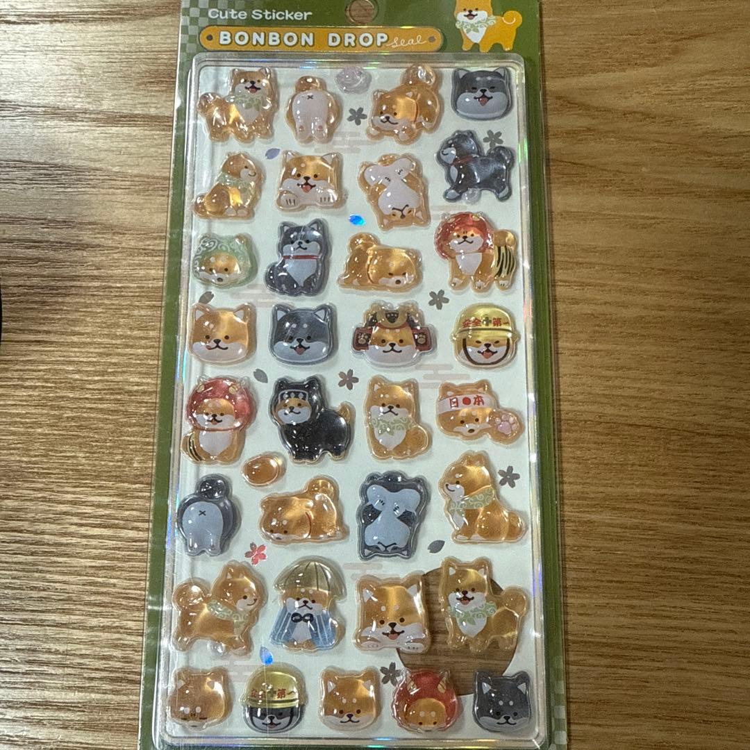 専用 柴犬2セット お寿司 忍者 ボンボンドロップシール
