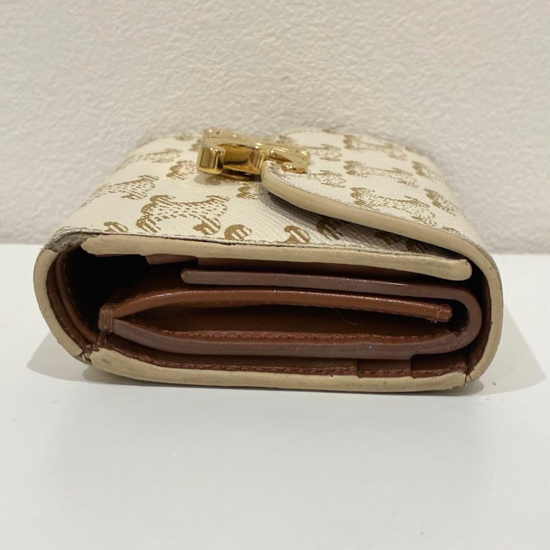 CELINE セリーヌ トリオンフ コンパクト ウォレット アイボリー