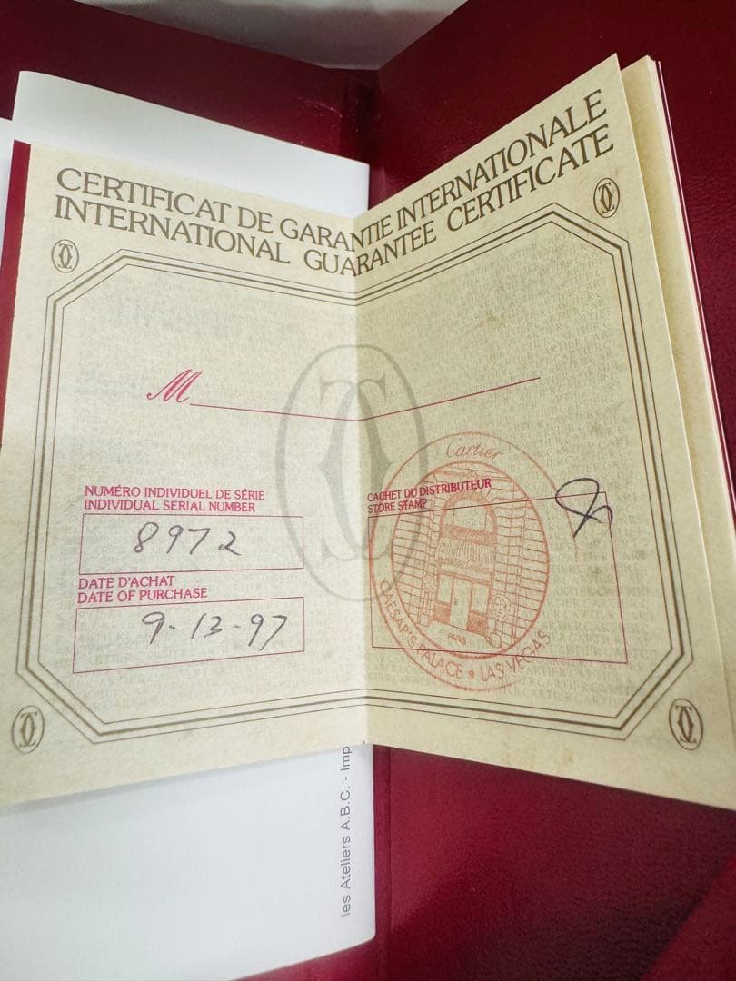 【希少·美品】must de Cartier ペンセット＆キーホルダー 箱付