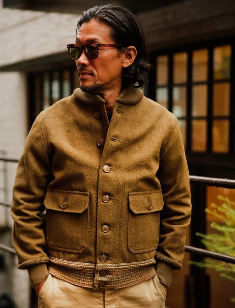 寅*ん様 Lサイズ！新品未使用　リアルマッコイズ　cccジャケット ウールジャケ