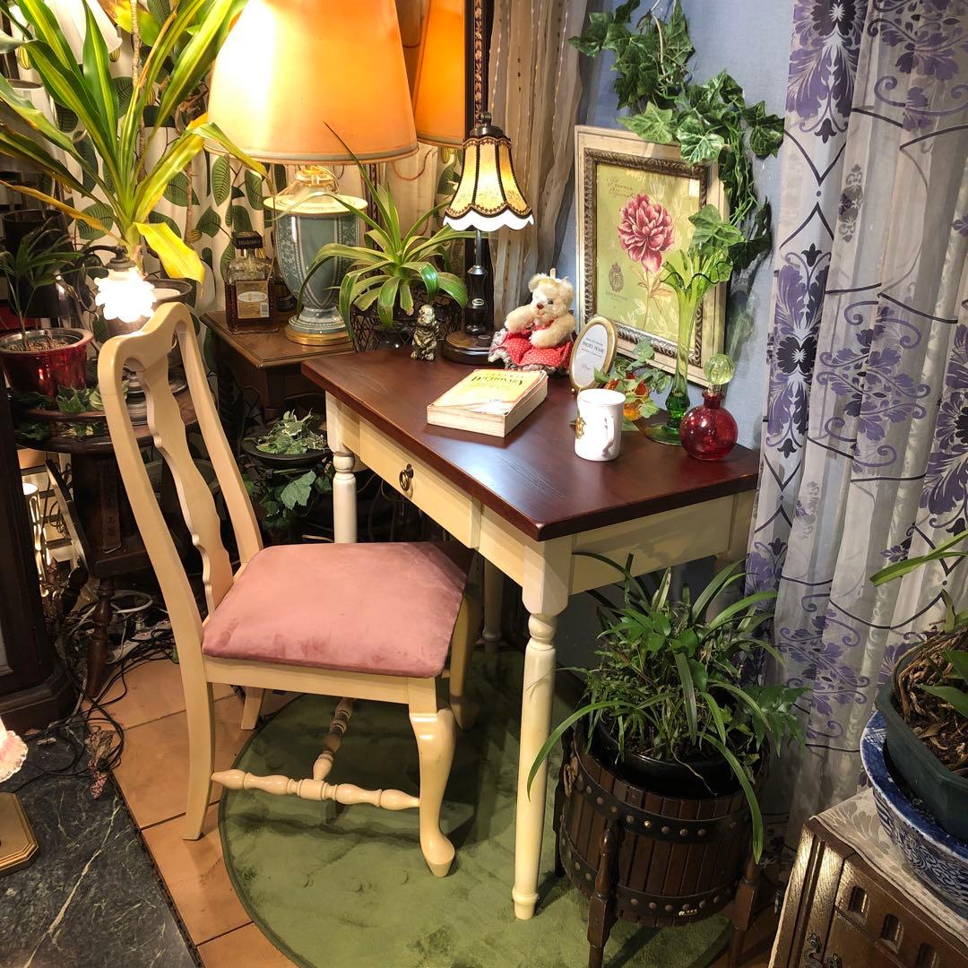 ciel　 シャビーシック　フレンチ　カントリー　コンパクトデスク