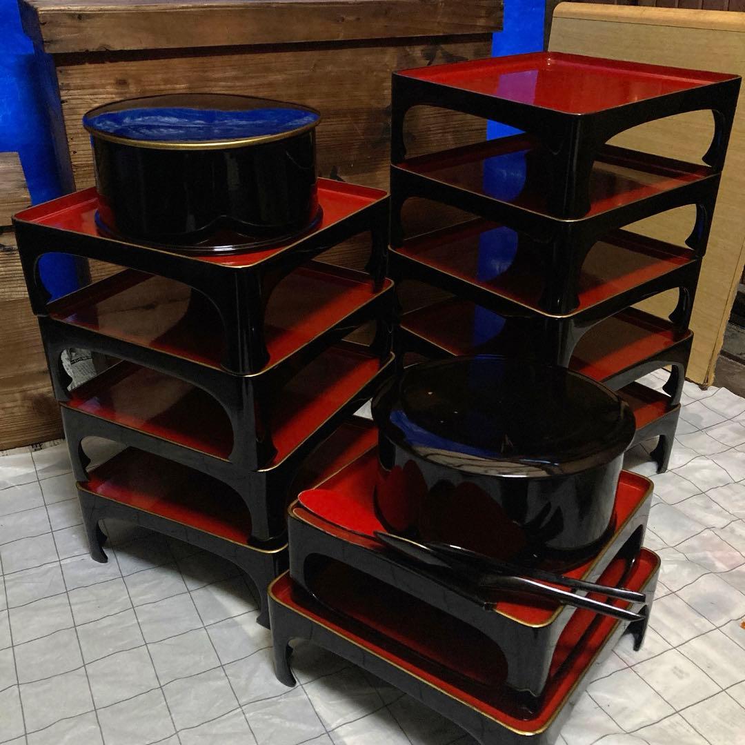 漆器 10組セット 大正末〜昭和初期の時代