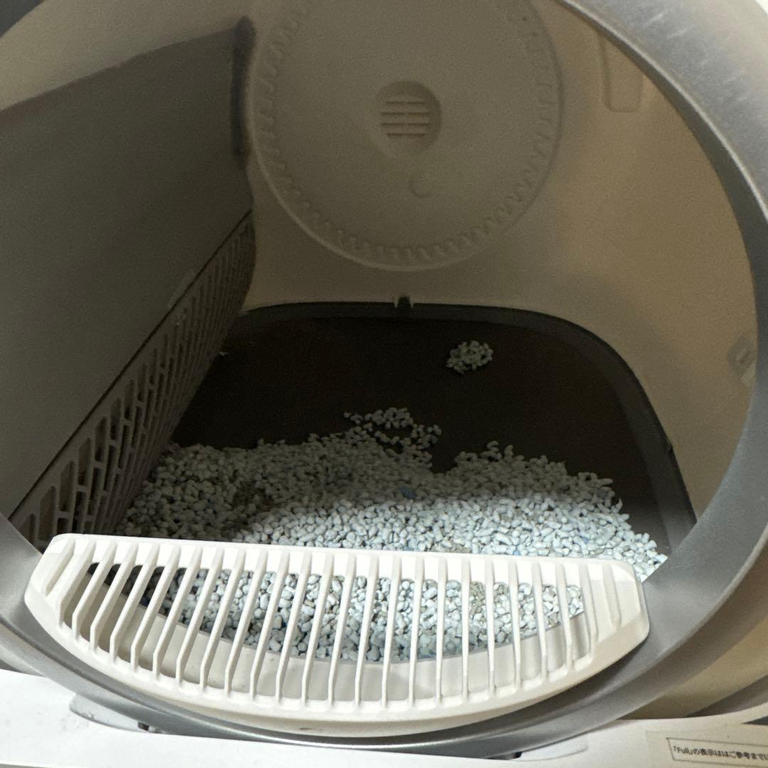 自動猫トイレ ホワイト トンネル型