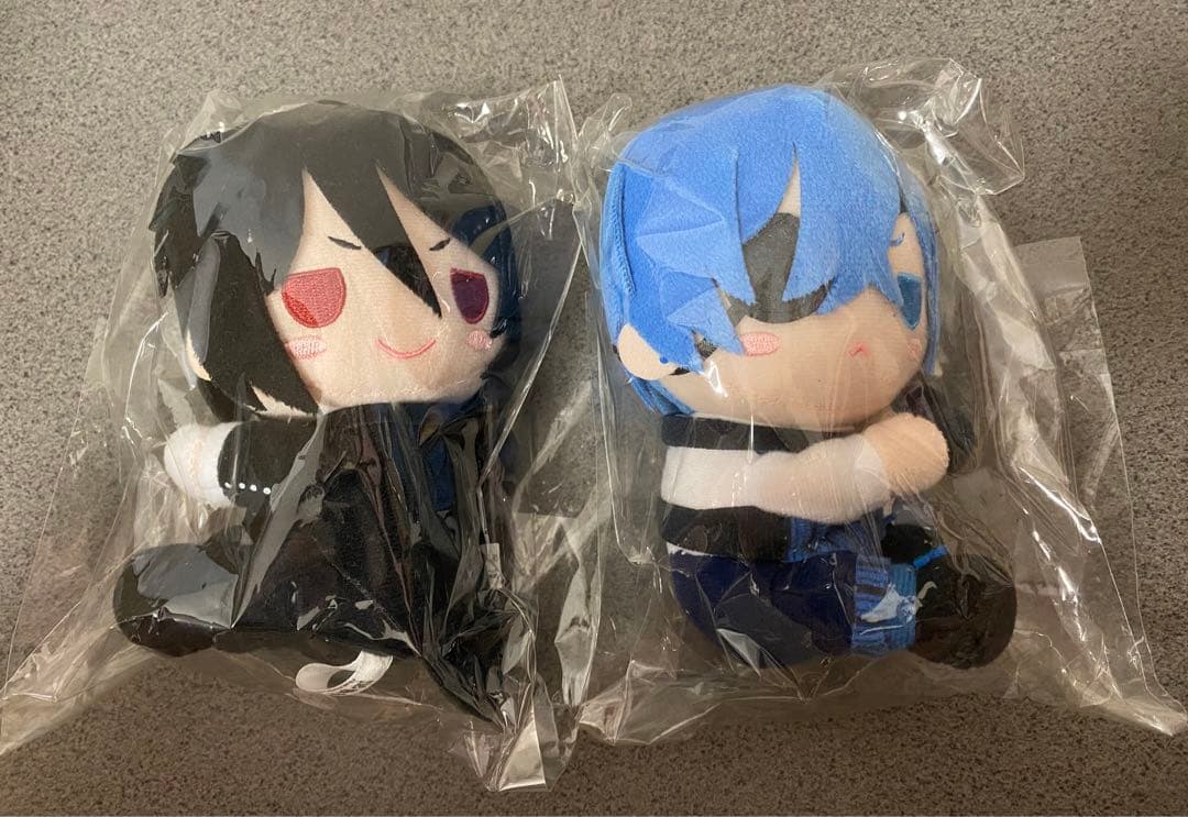 黒執事　セバスチャン　シエル　ぴたぬい　ぬいぐるみ　マスコット　豪華客船編