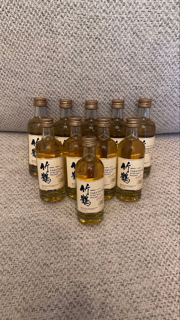 竹鶴 ピュアモルトウイスキー 50ml×10本