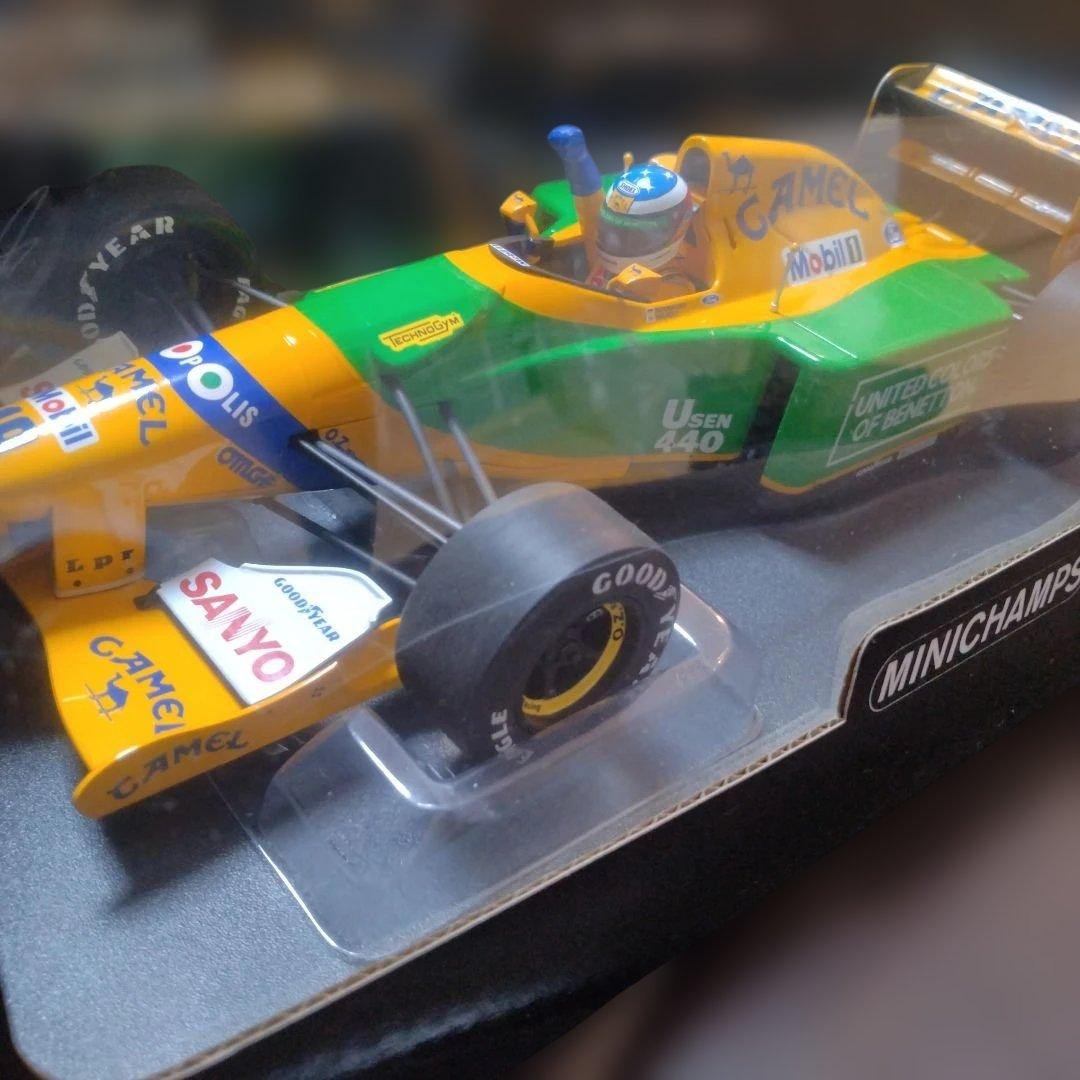 1/18 ベネトン B192 シューマッハ モナコ 1992 キャメル