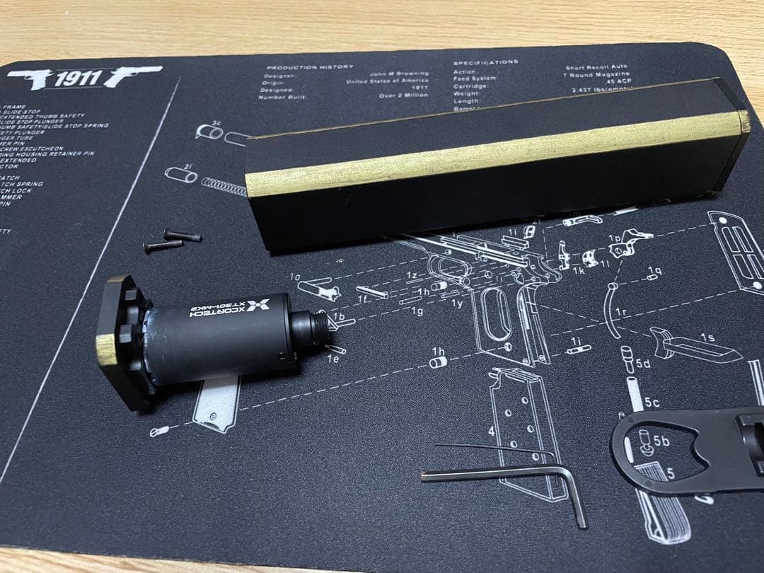 SCORPION mod.M 電動ガン ブラック/ゴールド