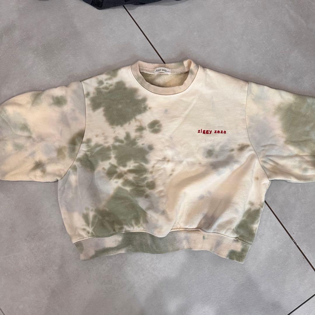 ZIGGY ZAZA タイダイ トレーナー 2-3Y
