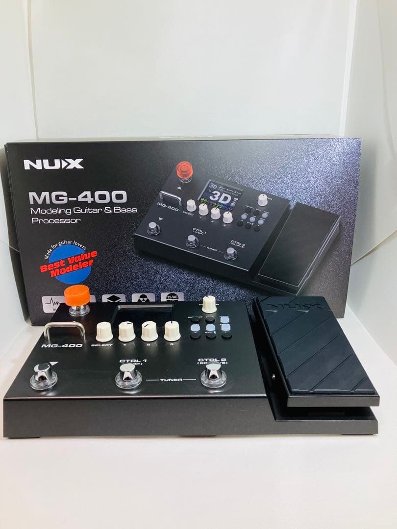 NUX MG-400 モデリングギター＆ベースプロセッサー　マルチエフェクター
