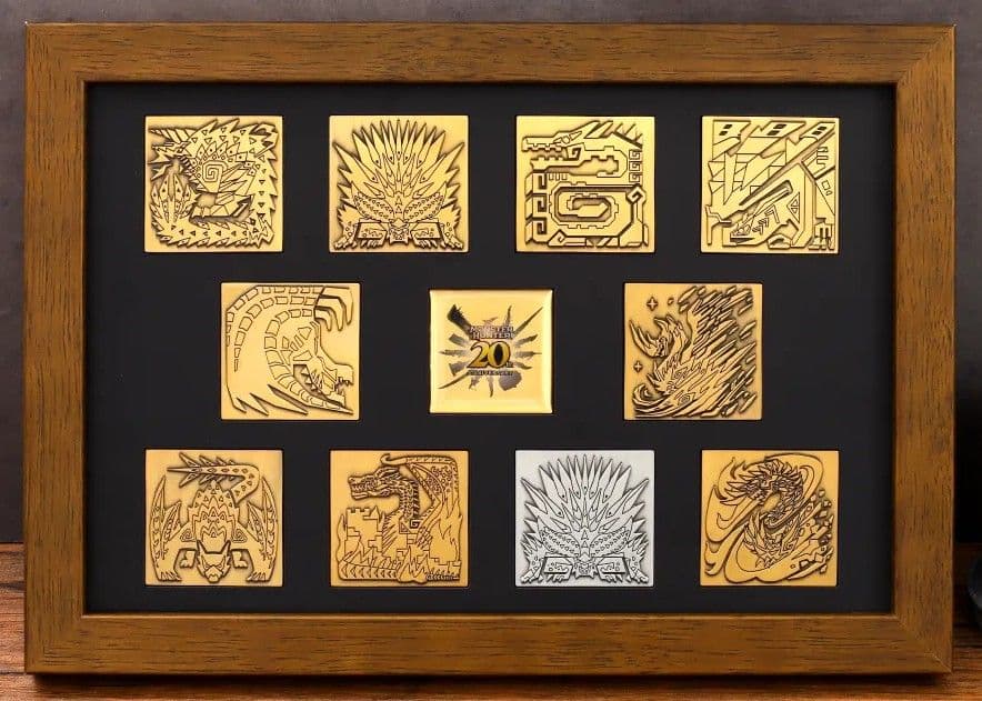 モンスターハンター 「大狩猟展」 額装ピンズセット