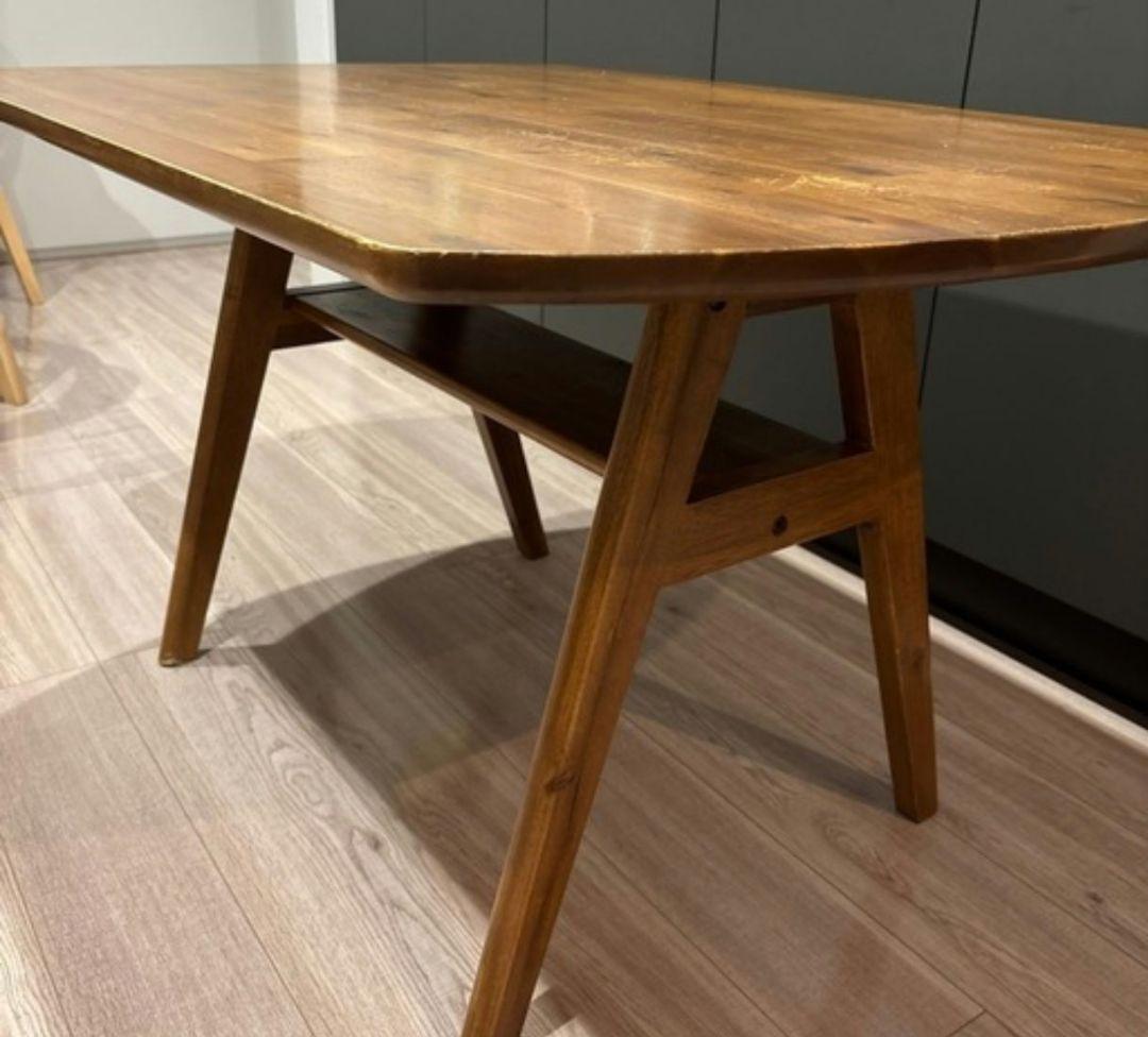 unico ウニコ SWELLAスウェラ　アカシアダイニングテーブルW120cm