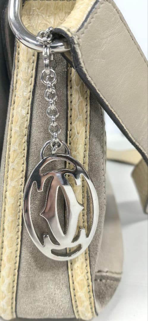 Cartier カルティエ ショルダーバック 2wayバッグ ベージュ