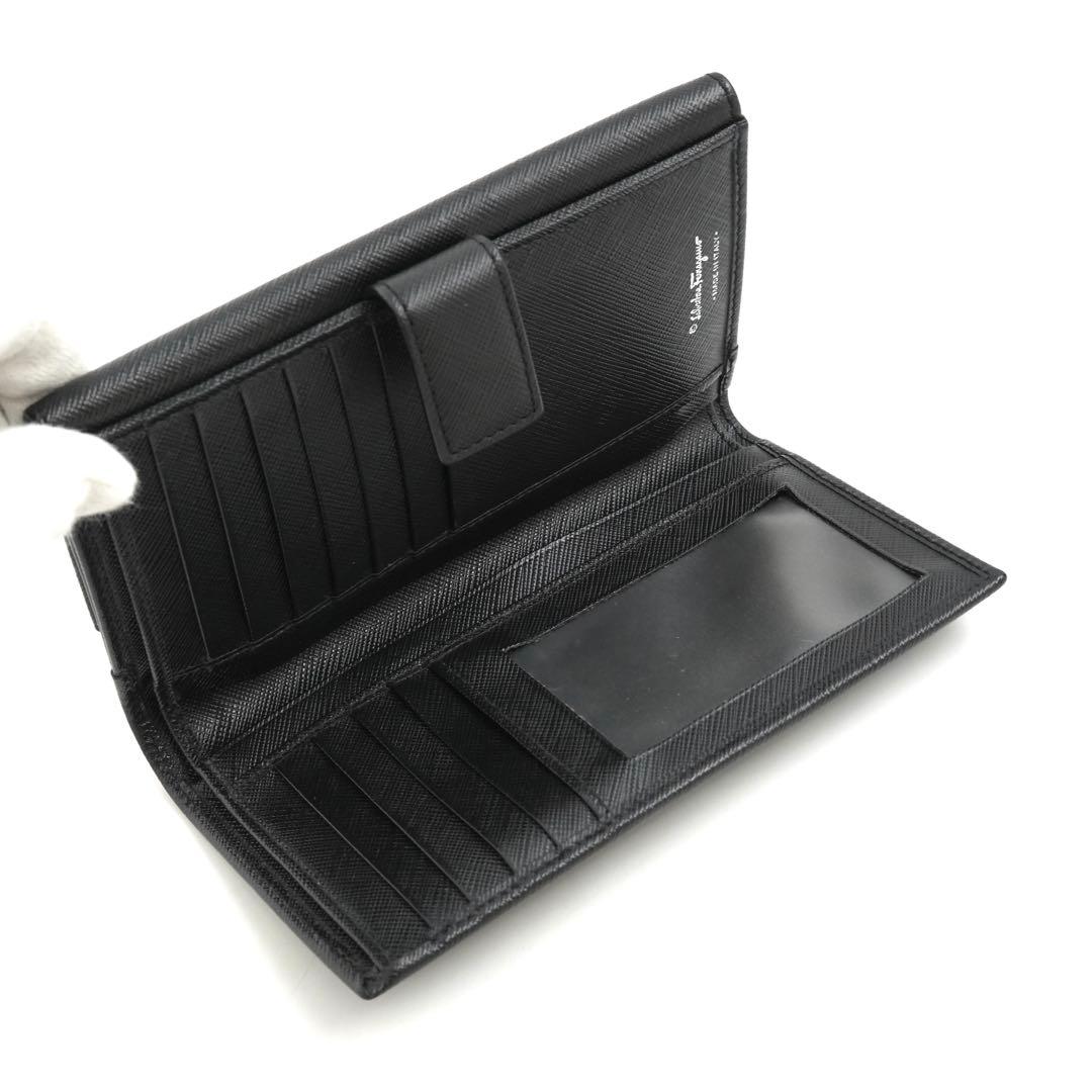 ✨未使用展示品・箱付き✨　Ferragamo 長財布　Wガンチーニ ガンチーニ