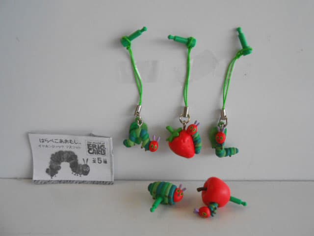 ♯Kvi25IZ　はらぺこあおむし イヤホンジャック マスコット 全5種