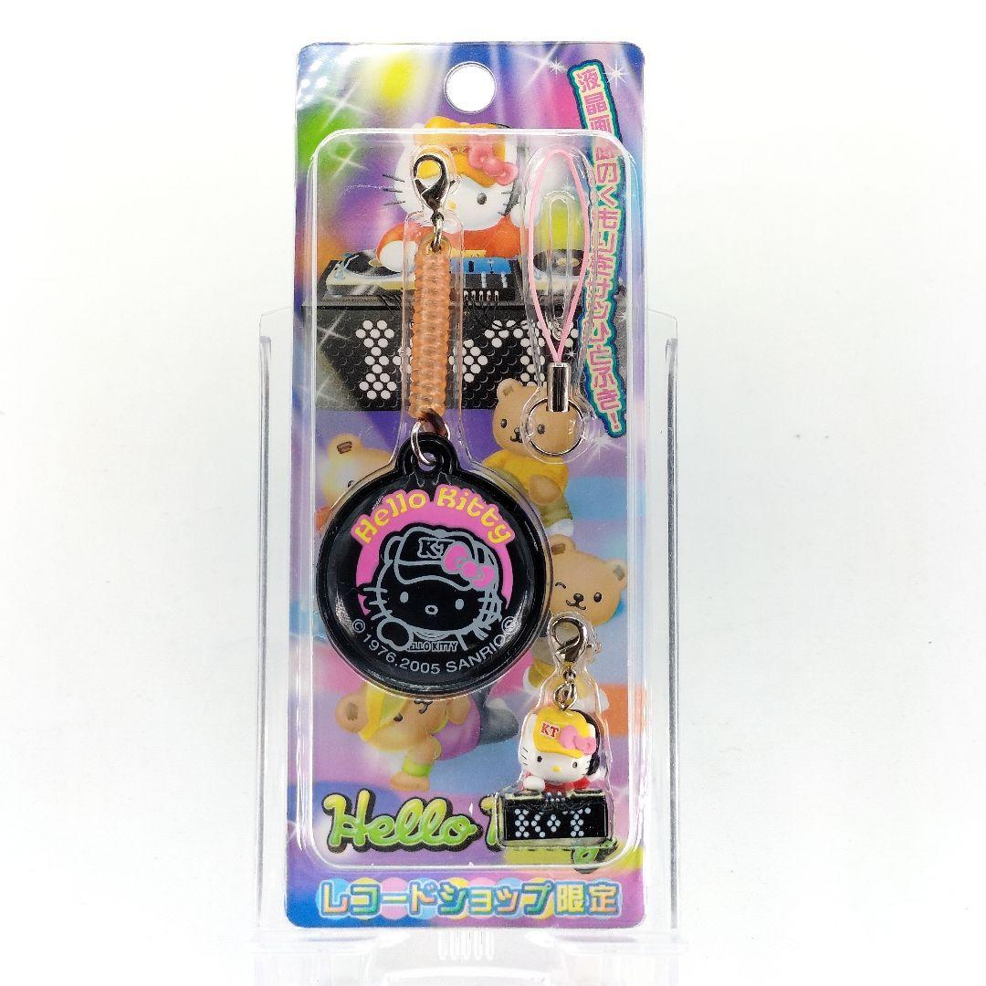 未開封 ハローキティ レコードショップ限定 携帯クリーナー ストラップ 2005