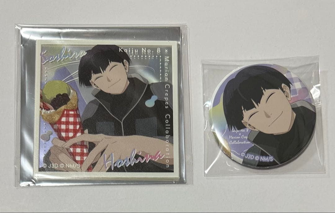 怪獣8号　マリオンクレープ　アクリルカード＆缶バッジ　保科