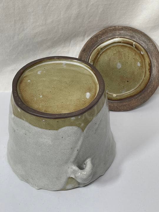 古い蓋物・陶器・陶芸・茶道具・水差し