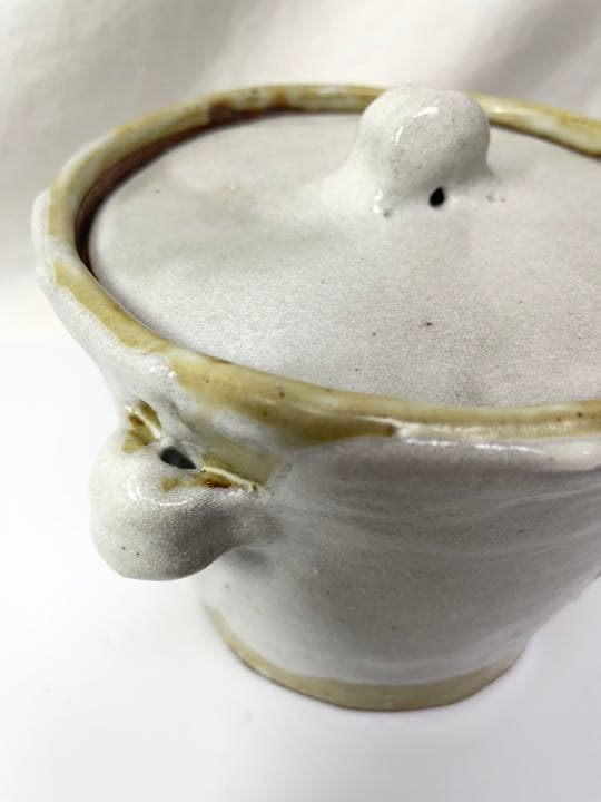 古い蓋物・陶器・陶芸・茶道具・水差し