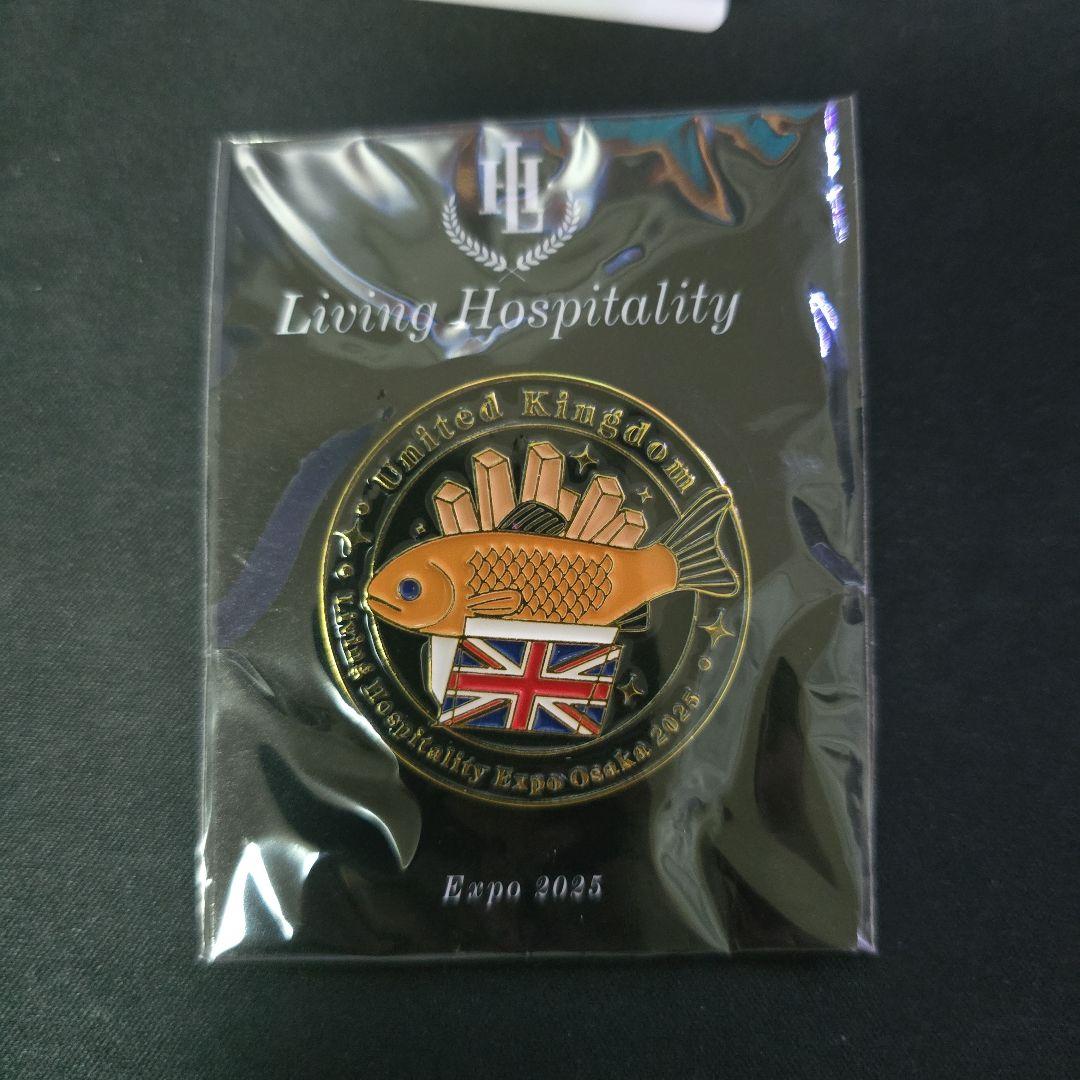 非売品限定　関西万博　ユナイテッドキングドム館　UK館ピンバッジ