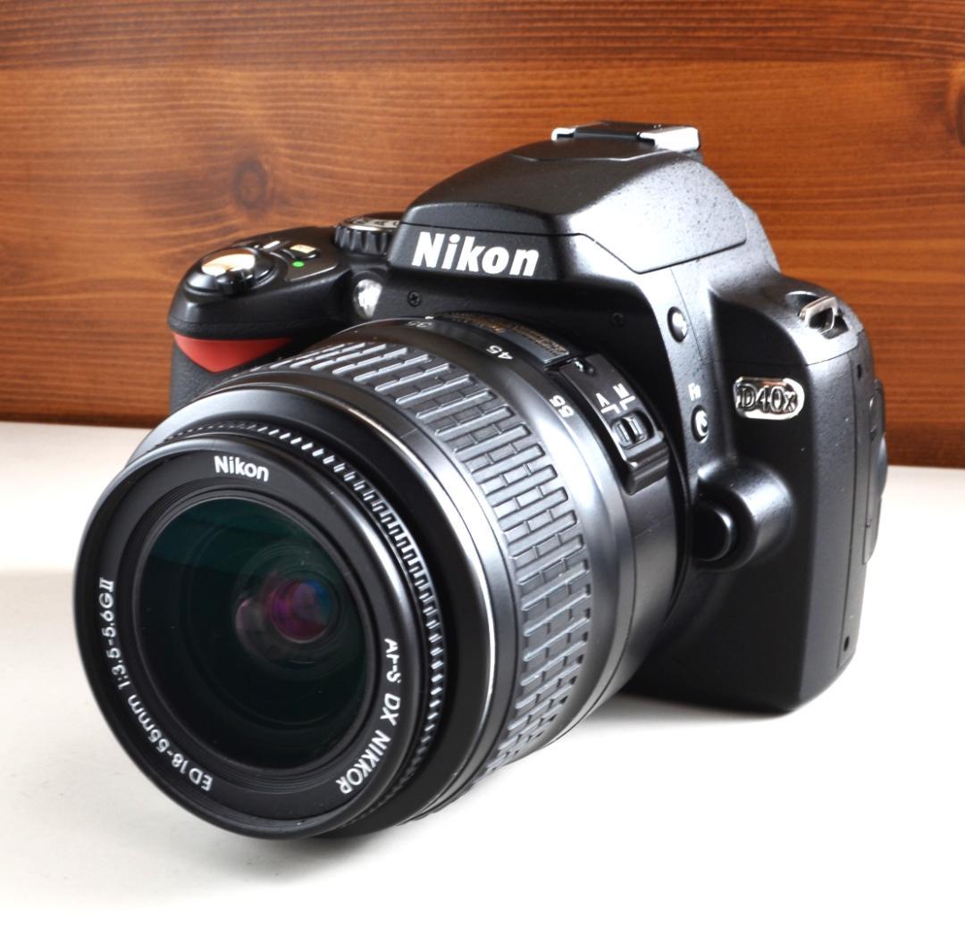 小さい軽い Nikon D40xデジタル一眼レフカメラ 綺麗簡単スマホへ転送可