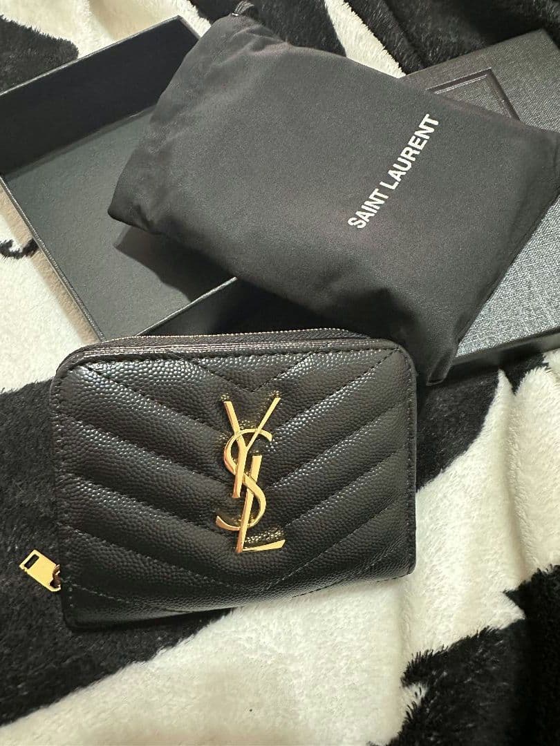 モノグラム コンパクト ジップアラウンド 二つ折り財布