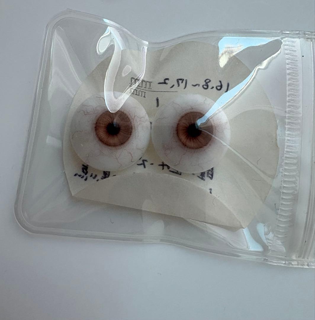 ディーラー製 グラスアイ nichinichi にちにち様16mm 17mm