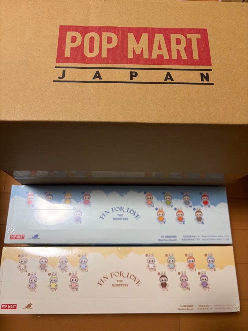 ラブブ イニシャル前半と後半PIN FOR LOVE アソートボックス